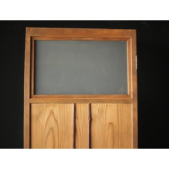 竹装飾のすりガラス雪隠戸　GD0082 