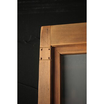 竹装飾のすりガラス雪隠戸　GD0082 