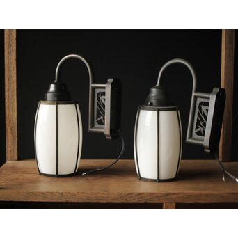 竹模様 ブラケット壁付照明 2個1組　A2079