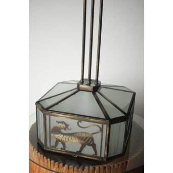 四神 天井付 多角シャンデリア照明　A2085Y 