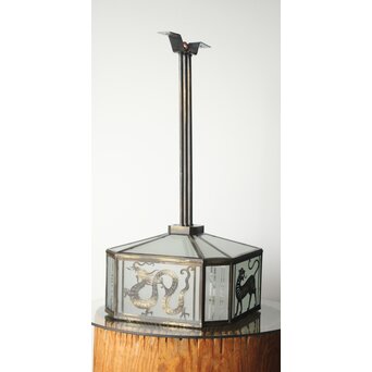 四神 天井付 多角シャンデリア照明　A2085Y 