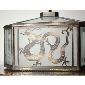 四神 天井付 多角シャンデリア照明　A2085Y 