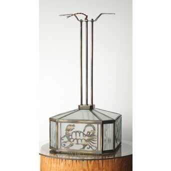 四神 天井付 多角シャンデリア照明　A2085Y 