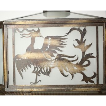 四神 天井付 多角シャンデリア照明　A2085Y 