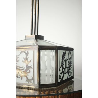 四神 天井付 多角シャンデリア照明　A2085Y 