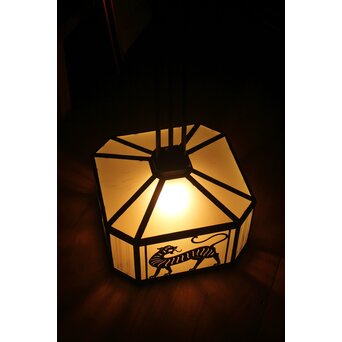 四神 天井付 多角シャンデリア照明　A2085Y 