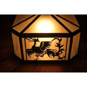 四神 天井付 多角シャンデリア照明　A2085Y 