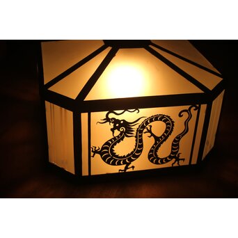 四神 天井付 多角シャンデリア照明　A2085Y 