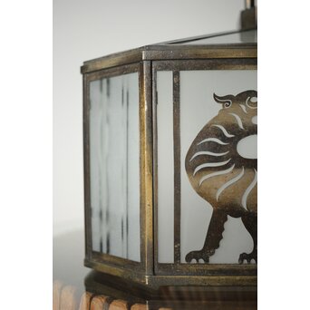 四神 天井付 多角シャンデリア照明　A2085Y 