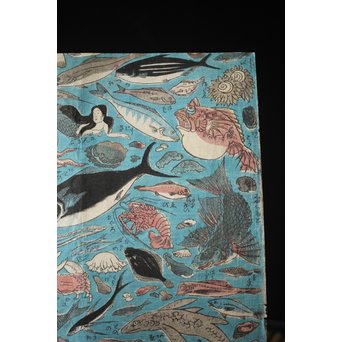 魚介類 木版画　Z276 