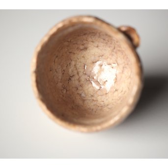 十代 三輪休雪 萩焼盃 共箱　P311 