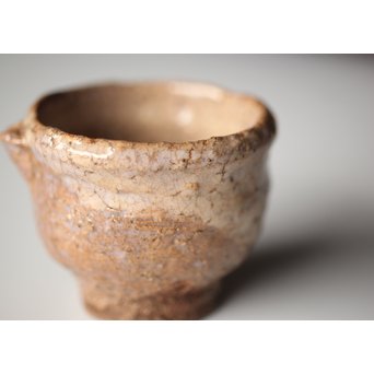 十代 三輪休雪 萩焼盃 共箱　P311 