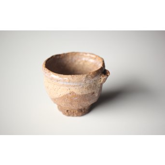 十代 三輪休雪 萩焼盃 共箱　P311 