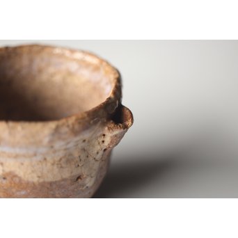 十代 三輪休雪 萩焼盃 共箱　P311 