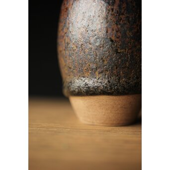 瀬戸天目釉肩衝茶入　P312 