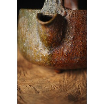 五代 大樋長左衛門 千仙叟宗室好 渦紋銚子　P313 