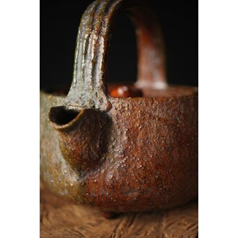 五代 大樋長左衛門 千仙叟宗室好 渦紋銚子　P313 