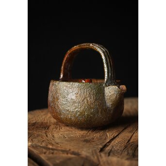 五代 大樋長左衛門 千仙叟宗室好 渦紋銚子　P313 