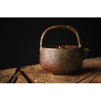 五代 大樋長左衛門 千仙叟宗室好 渦紋銚子　P313 