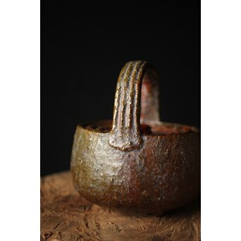 五代 大樋長左衛門 千仙叟宗室好 渦紋銚子　P313 