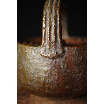 五代 大樋長左衛門 千仙叟宗室好 渦紋銚子　P313 