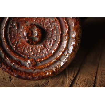 五代 大樋長左衛門 千仙叟宗室好 渦紋銚子　P313 