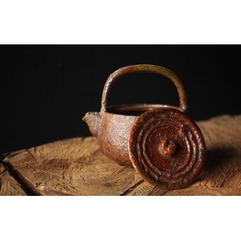 五代 大樋長左衛門 千仙叟宗室好 渦紋銚子　P313