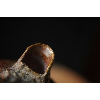 五代 大樋長左衛門 千仙叟宗室好 渦紋銚子　P313 