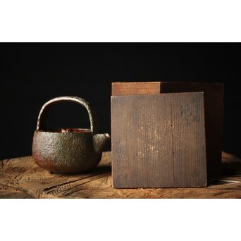 五代 大樋長左衛門 千仙叟宗室好 渦紋銚子　P313 