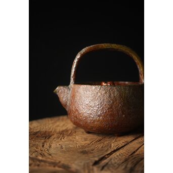 五代 大樋長左衛門 千仙叟宗室好 渦紋銚子　P313 