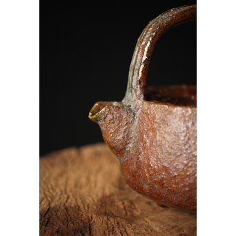 五代 大樋長左衛門 千仙叟宗室好 渦紋銚子　P313 