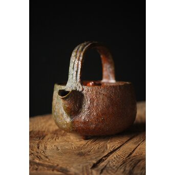 五代 大樋長左衛門 千仙叟宗室好 渦紋銚子　P313 