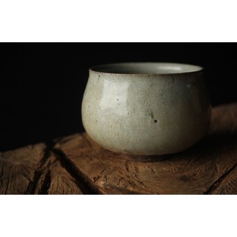 会寧焼 斑釉 茶碗　P314 