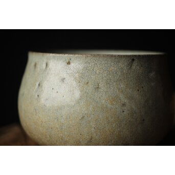 会寧焼 斑釉 茶碗　P314 