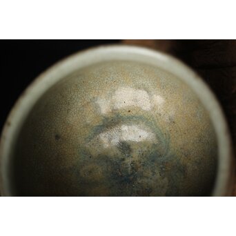 会寧焼 斑釉 茶碗　P314 