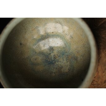 会寧焼 斑釉 茶碗　P314 