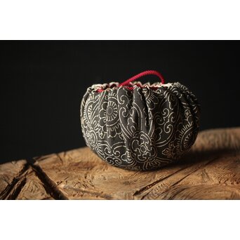 会寧焼 斑釉 茶碗　P314 