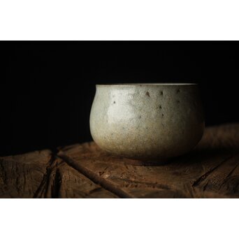 会寧焼 斑釉 茶碗　P314 