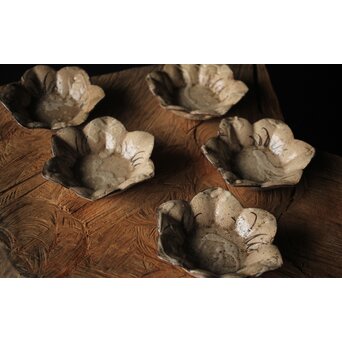 絵瀬戸か 百合形向付 5客　P315 