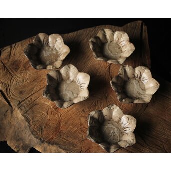 絵瀬戸か 百合形向付 5客　P315 