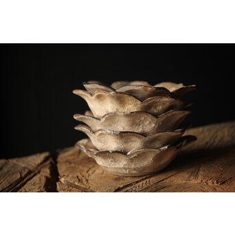 絵瀬戸か 百合形向付 5客　P315 