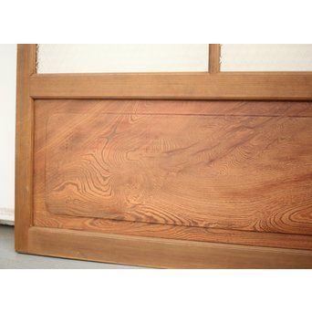 プレスと色ガラスの建具 2枚1組　GD0083Y 