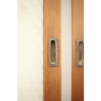 プレスと色ガラスの建具 2枚1組　GD0083Y 