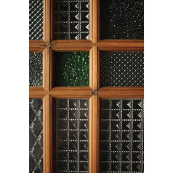 プレスと色ガラスの建具　GD0086Y 