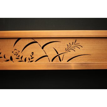 秋草透かし欄間　R0137 