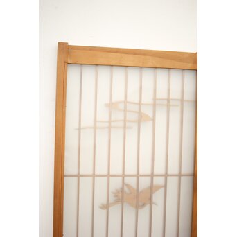 ガラス入鶴松書院 4枚1組　R0139 