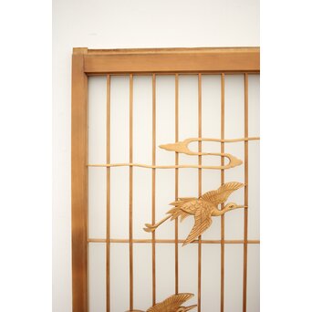 ガラス入鶴松書院 4枚1組　R0139 