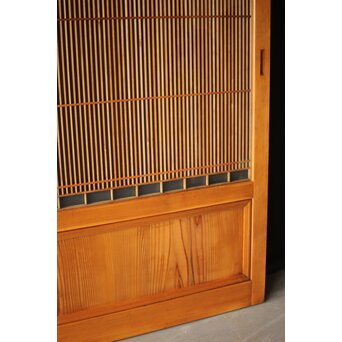 幅広組子 両面ガラス格子戸　L1056 