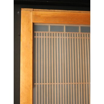 幅広組子 両面ガラス格子戸　L1056 