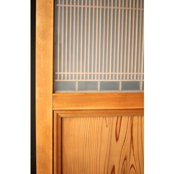 幅広組子 両面ガラス格子戸　L1056 